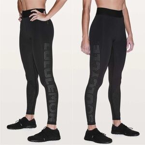 Black Leggings with Cutout Details